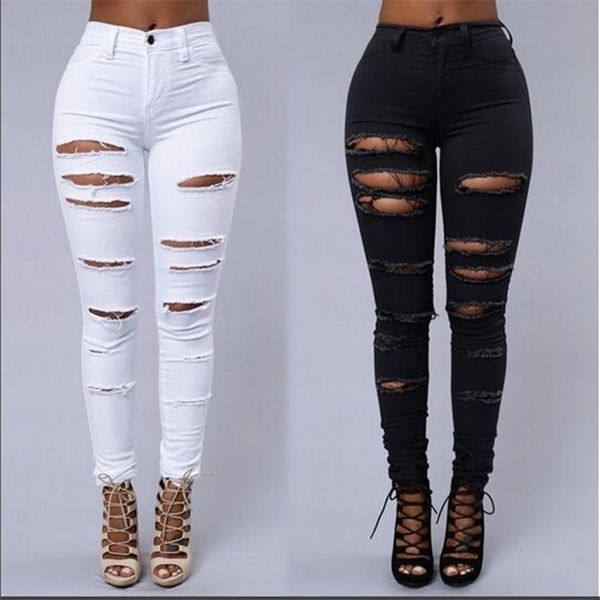 fall skinny jeans women denim pants holes destroyed knee pencil pants casual trousers black white stretch ripped jeans y200417, Blue
fall skinny jeans women denim pants holes destroyed knee pencil pants casual trousers black white stretch ripped jeans y200417, Blue
