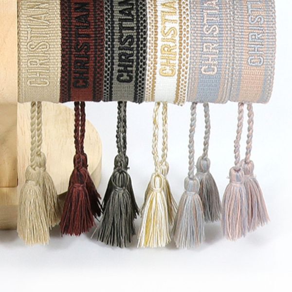 classic fashion brand embroidery bracelets luxury women men bangles friendship charm bracelet woven adjustable tassel vintage couple braided, Golden;silver
classic fashion brand embroidery bracelets luxury women men bangles friendship charm bracelet woven adjustable tassel vintage couple braided, Golden;silver