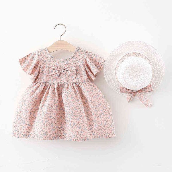 2pcs summer toddler girl clothes set cute bow flowers short sleeve newborn baby dresses little princess dress+sunhat y220510, Red;yellow
2pcs summer toddler girl clothes set cute bow flowers short sleeve newborn baby dresses little princess dress+sunhat y220510, Red;yellow