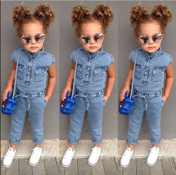 2022 summer toddler kids baby girl clothing denim sleeveless romper jumpsuit playsuit long pants outfits 1-6t, Blue
2022 summer toddler kids baby girl clothing denim sleeveless romper jumpsuit playsuit long pants outfits 1-6t, Blue