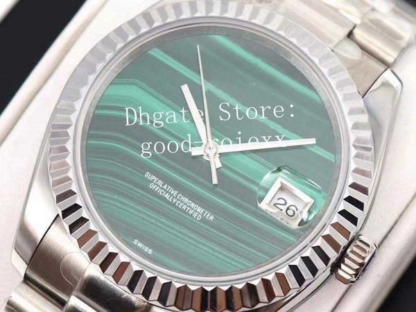 men's 36mm green malachite dial watches automatic 2824 movement watch men date time 116238 eta superlative 904l steel wristwatches, Slivery;brown
men's 36mm green malachite dial watches automatic 2824 movement watch men date time 116238 eta superlative 904l steel wristwatches, Slivery;brown