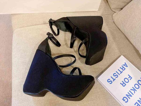 realfine sandals 5a 8103360 wedge triplatform sandal shoes for women size 34-41, Black
realfine sandals 5a 8103360 wedge triplatform sandal shoes for women size 34-41, Black
