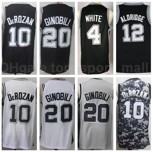 men basketball demar derozan jersey 10 lamarcus aldridge 12 manu ginobili 20 derrick white 4 all stitched team black white grey camo, Black;red
men basketball demar derozan jersey 10 lamarcus aldridge 12 manu ginobili 20 derrick white 4 all stitched team black white grey camo, Black;red