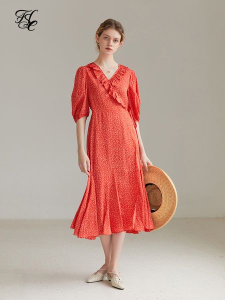fsle fishtail red floral women dress wrap bandage ruffle v-neck half slevee women summer women loose waist dress 220516, Black;gray
fsle fishtail red floral women dress wrap bandage ruffle v-neck half slevee women summer women loose waist dress 220516, Black;gray