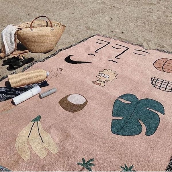 allpurpose leisure wall tapestry nordic small fresh sofa nap travel picnic knitted blanket 220616
allpurpose leisure wall tapestry nordic small fresh sofa nap travel picnic knitted blanket 220616