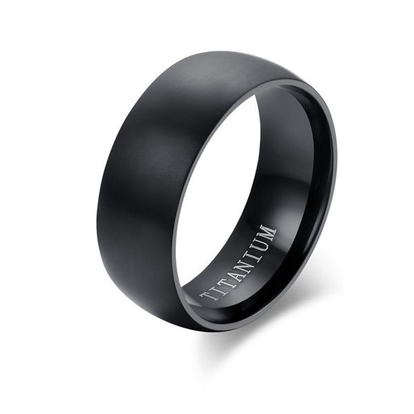 mens basic wedding band in black titanium steel engagement ring dome charm matte finished male jewelry bague masculinos anillos276u, Silver
mens basic wedding band in black titanium steel engagement ring dome charm matte finished male jewelry bague masculinos anillos276u, Silver