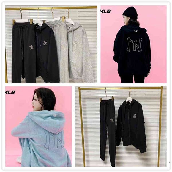 women's hoodies sweatshirts mlb korean fashion men's and women's zipper hooded sweatshirt pants two piece set spring autumn 1, Black
women's hoodies sweatshirts mlb korean fashion men's and women's zipper hooded sweatshirt pants two piece set spring autumn 1, Black