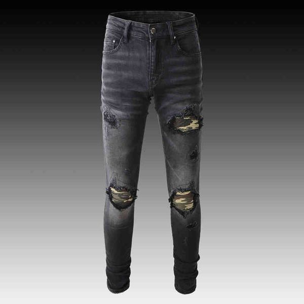 men's jeans high street fashion brand men's jeans with holes washed stickers micro elastic nightclubs slim fitting hip-hop pants u, Blue
men's jeans high street fashion brand men's jeans with holes washed stickers micro elastic nightclubs slim fitting hip-hop pants u, Blue