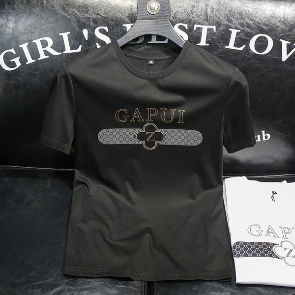 2022 mens t shirts gapui printed drill clothes plus size, White;black
2022 mens t shirts gapui printed drill clothes plus size, White;black