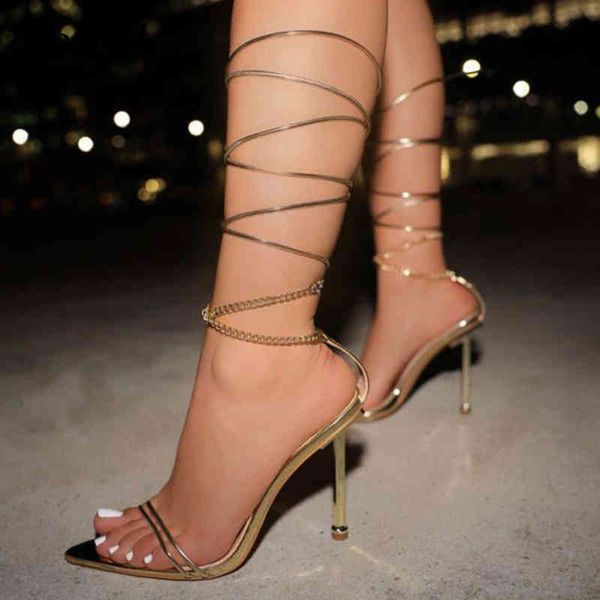 sandals kcenid summer woman shoes new fashion cross-tied metal heel ladies lace-up high heels party pumps 220323, Black
sandals kcenid summer woman shoes new fashion cross-tied metal heel ladies lace-up high heels party pumps 220323, Black