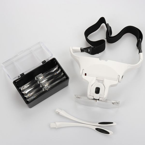 5 lens adjustable headband magnifying glass magnifier with led light lamp magnifying glasses for false lashes eyelash extension 220602
5 lens adjustable headband magnifying glass magnifier with led light lamp magnifying glasses for false lashes eyelash extension 220602