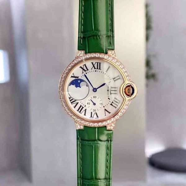 ins selling car 22 new women's watch leather strap quartz fashion diamond retro round dial automatic swiss movement sun moon star clock, Slivery;brown
ins selling car 22 new women's watch leather strap quartz fashion diamond retro round dial automatic swiss movement sun moon star clock, Slivery;brown