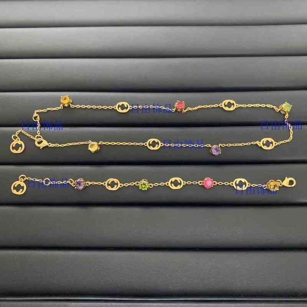 factory outlet necklace new letter diamond color matching sweater chain bracelet women's fashion jewelry, Silver
factory outlet necklace new letter diamond color matching sweater chain bracelet women's fashion jewelry, Silver