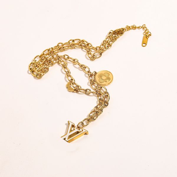 luxury designer necklace choker pendant chain 18k gold plated stainless steel letter necklaces fashion women statement wedding jewelry zg119, Silver
luxury designer necklace choker pendant chain 18k gold plated stainless steel letter necklaces fashion women statement wedding jewelry zg119, Silver
