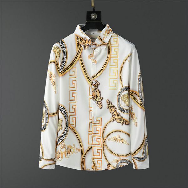 2022 spring and autumn new european and american noble court wind contrast pattern 3d printing high-end men's long sleeve shirt tide de, White;black
2022 spring and autumn new european and american noble court wind contrast pattern 3d printing high-end men's long sleeve shirt tide de, White;black