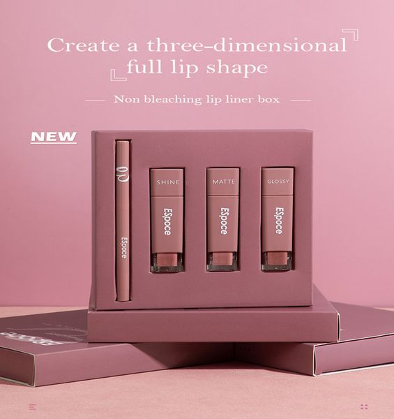 newst espoce lipstick non-fading non-sticking cup lipglaze lip liner gift box lip color lipliner set
newst espoce lipstick non-fading non-sticking cup lipglaze lip liner gift box lip color lipliner set