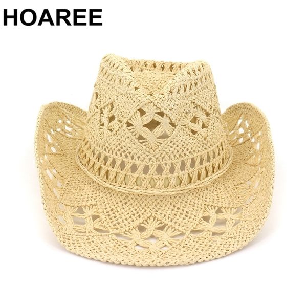 hoaree hand knitting western cowboy cowgirl hat straw summer hat womens sun hat hollow out beige women men sunhat 220531, Blue;gray
hoaree hand knitting western cowboy cowgirl hat straw summer hat womens sun hat hollow out beige women men sunhat 220531, Blue;gray