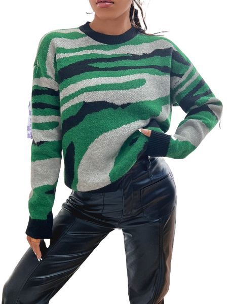 colorblock drop shoulder sweater w4bw#, White;black
colorblock drop shoulder sweater w4bw#, White;black