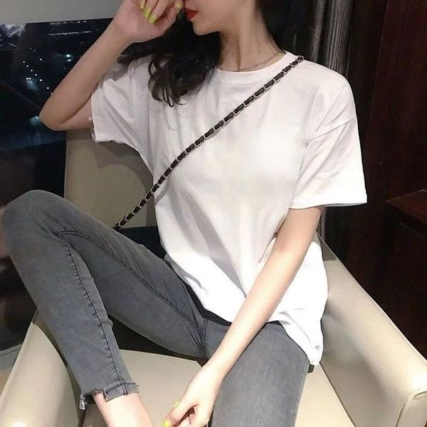 tide brand short-sleeved t-shirt cotton. tshirt heart-shaped embroidery high-quality bottoming shirt couples with the same, White;black
tide brand short-sleeved t-shirt cotton. tshirt heart-shaped embroidery high-quality bottoming shirt couples with the same, White;black