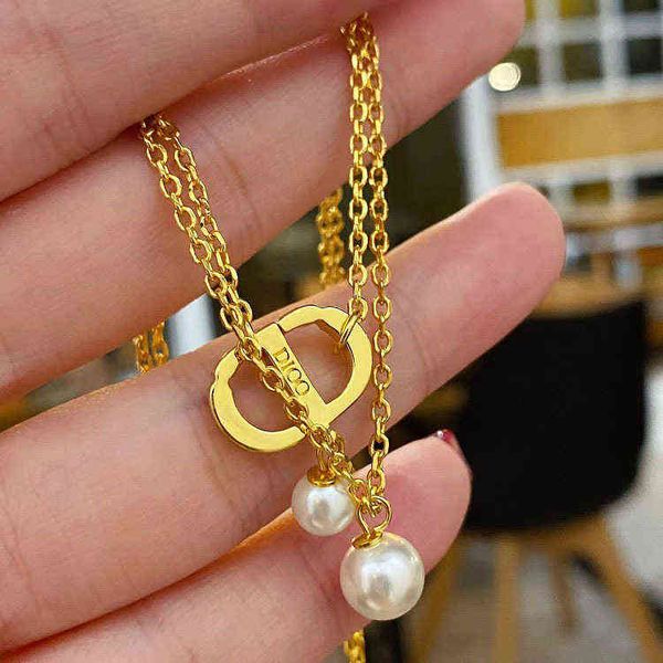 jewel diamond inlaid pearl pendant double layer necklace simple fashion temperament high sense female jewelry, Black
jewel diamond inlaid pearl pendant double layer necklace simple fashion temperament high sense female jewelry, Black