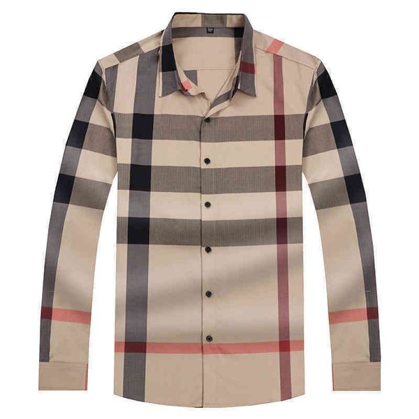 good brand hoodies autumn new men's plus size business casual plaid printed long sleeve shirt fat, Black
good brand hoodies autumn new men's plus size business casual plaid printed long sleeve shirt fat, Black