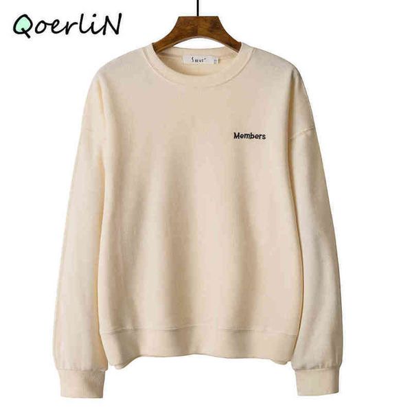 harajuku autumn pullovers women letter embroidered sweatshirts loose korean pulls streetwear long sleeve pullovers plus size 210412, Black
harajuku autumn pullovers women letter embroidered sweatshirts loose korean pulls streetwear long sleeve pullovers plus size 210412, Black