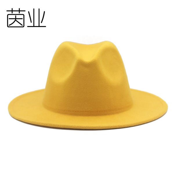 60cm large size light board 420g fabric wide brim woolen bowler hat ladies fedora hat fashion all-match british style felt cap, Blue;gray
60cm large size light board 420g fabric wide brim woolen bowler hat ladies fedora hat fashion all-match british style felt cap, Blue;gray