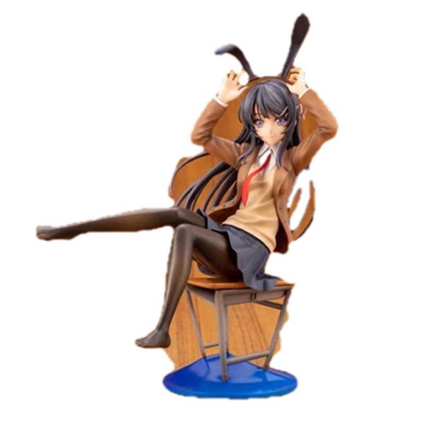 huiya01 anime 20cm aniplex rascal does not dream of bunny figure senpai sakurajima mai chair ver. 1/7 pvc action figure model toy q0722
huiya01 anime 20cm aniplex rascal does not dream of bunny figure senpai sakurajima mai chair ver. 1/7 pvc action figure model toy q0722