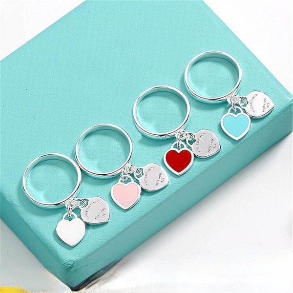 double love heart-shaped enamel ladies ring t home jewelry fashion trend gift thickened silver bottom plating2721, Golden;silver
double love heart-shaped enamel ladies ring t home jewelry fashion trend gift thickened silver bottom plating2721, Golden;silver