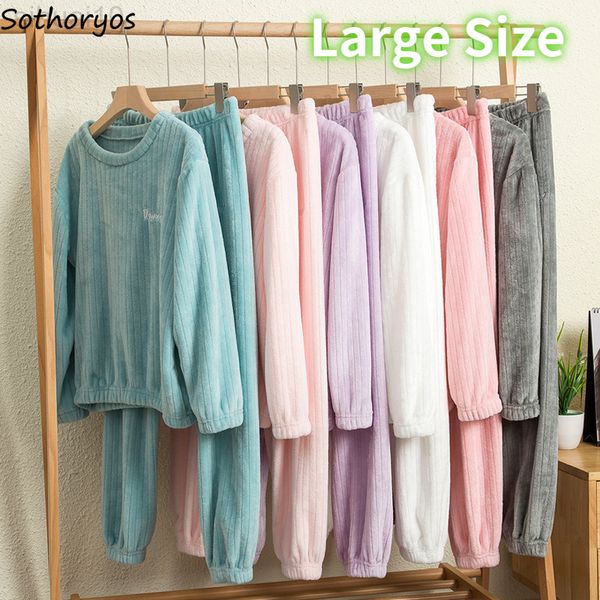 autumn winter fleece pajama sets women long sleeve striped pajamas couples soft warm nightwear large size -3xl lounge homewear l220803, Black;red
autumn winter fleece pajama sets women long sleeve striped pajamas couples soft warm nightwear large size -3xl lounge homewear l220803, Black;red