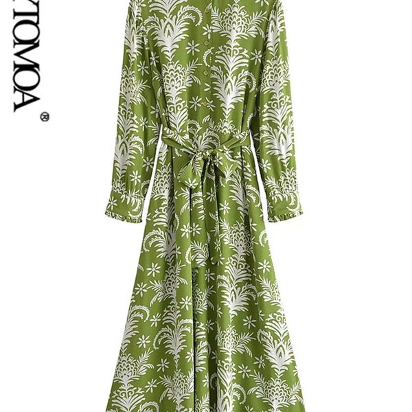 women fashion with belt printed midi dress vintage long sleeve front buttons female dresses vestidos mujer 220526, Black;gray
women fashion with belt printed midi dress vintage long sleeve front buttons female dresses vestidos mujer 220526, Black;gray