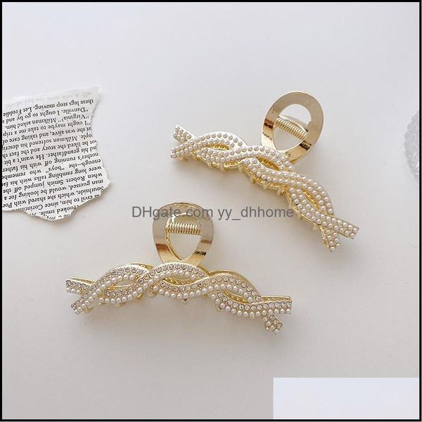 clamps hair jewelry female pearl crystal cross twist shape large size gold alloy claw clips girls head wear p dhec3, Slivery;golden
clamps hair jewelry female pearl crystal cross twist shape large size gold alloy claw clips girls head wear p dhec3, Slivery;golden