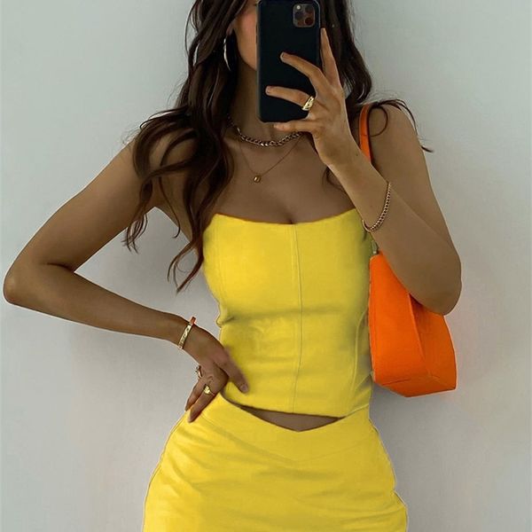 wannathis pu two piece sets women leather zipper mini skirts side split tube sleeveless crop clubwear skirt 220607, White
wannathis pu two piece sets women leather zipper mini skirts side split tube sleeveless crop clubwear skirt 220607, White