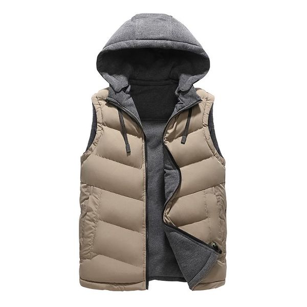 men's vests winter vest men khkai style waistcoat hooded male soft double side wear sleeveless black jacket outerwear coat 7xl, Black;white
men's vests winter vest men khkai style waistcoat hooded male soft double side wear sleeveless black jacket outerwear coat 7xl, Black;white