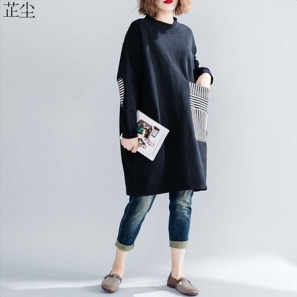 autumn womens hoodies plus size long sleeve harajuku black hoodies vintage striped pocket long hoodie sweatshirt 4xl y200915
autumn womens hoodies plus size long sleeve harajuku black hoodies vintage striped pocket long hoodie sweatshirt 4xl y200915