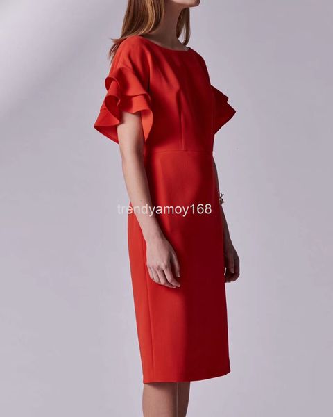 casual dresses spanish luxury brand double fold horn short sleeved orange dress pure, Black;gray
casual dresses spanish luxury brand double fold horn short sleeved orange dress pure, Black;gray