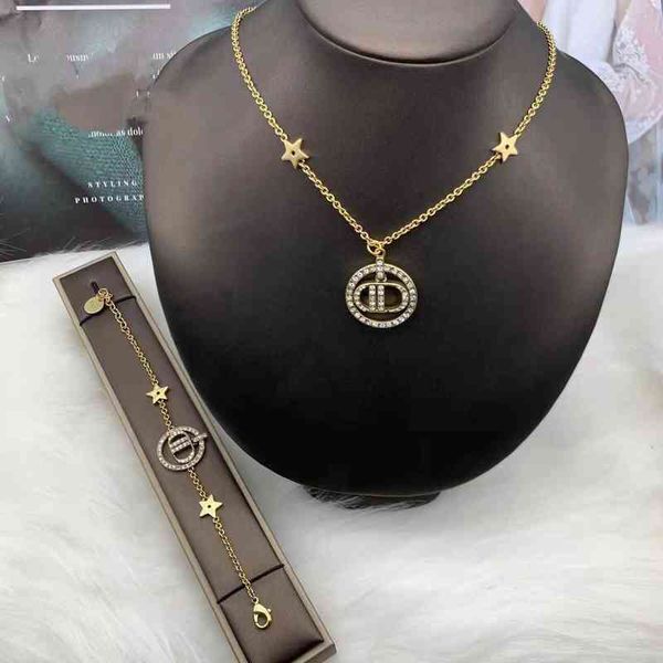 factory outlet 2022 new letter diamond necklace femininity fashion net red same bracelet byiq, Silver 
factory outlet 2022 new letter diamond necklace femininity fashion net red same bracelet byiq, Silver