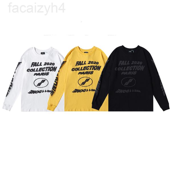 men's t-shirts designer 2021 early autumn new we11 foam letter round neck pullover men's and women's long sleeves sno4, White;black
men's t-shirts designer 2021 early autumn new we11 foam letter round neck pullover men's and women's long sleeves sno4, White;black