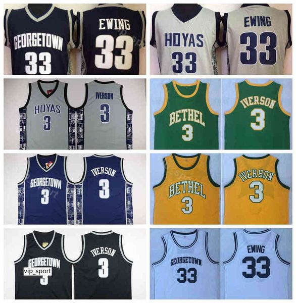 bethel high school allen iverson jersey 3 georgetown hoyas college basketball patrick ewing jersey 33 team color navy blue grey white, Black
bethel high school allen iverson jersey 3 georgetown hoyas college basketball patrick ewing jersey 33 team color navy blue grey white, Black