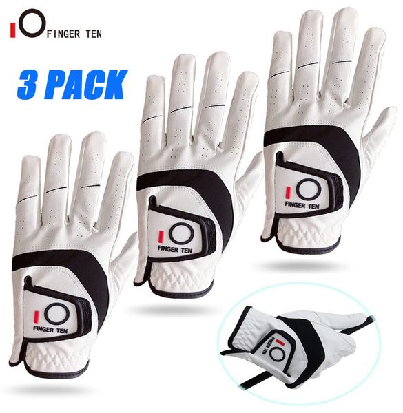 3pcs 6pcs all weather soft golf gloves men cabretta leather breathabl left hand right grip size small medium ml large xl 220712, Black
3pcs 6pcs all weather soft golf gloves men cabretta leather breathabl left hand right grip size small medium ml large xl 220712, Black