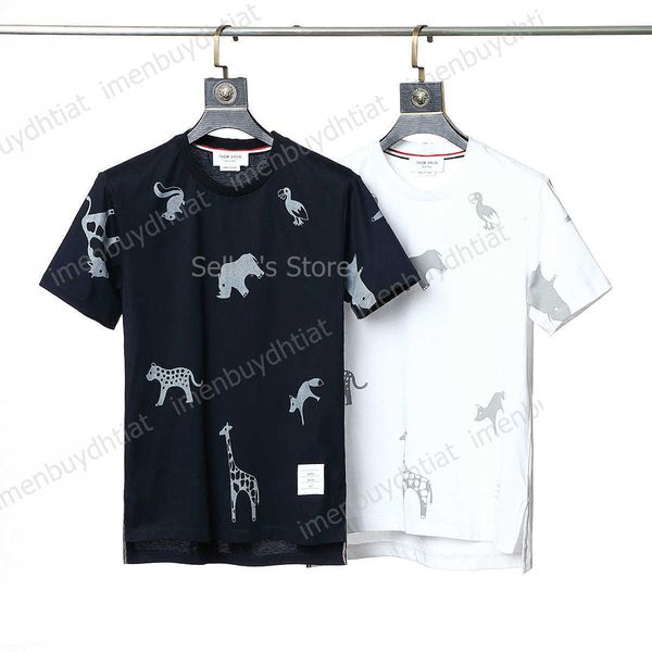 22 fashion luxury brand tb-thom short sleeve t shirts printed zoo unisex, White;black
22 fashion luxury brand tb-thom short sleeve t shirts printed zoo unisex, White;black