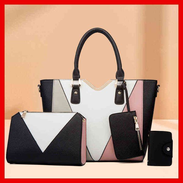 women's handbag shoulder bag designer luxury 2021 pu leather 4 pcs crossbody wallet ladies purses and handbags g220517
women's handbag shoulder bag designer luxury 2021 pu leather 4 pcs crossbody wallet ladies purses and handbags g220517