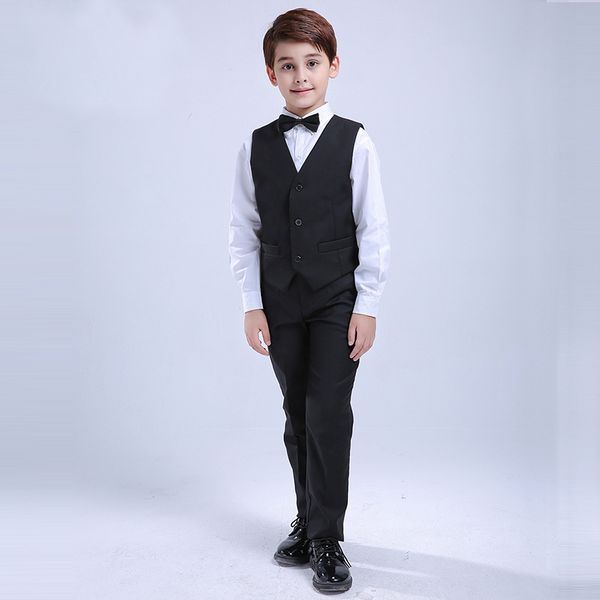 wholesale children business suit boy suit flower girl performance host black suit european and american british fashion manufacturers
wholesale children business suit boy suit flower girl performance host black suit european and american british fashion manufacturers