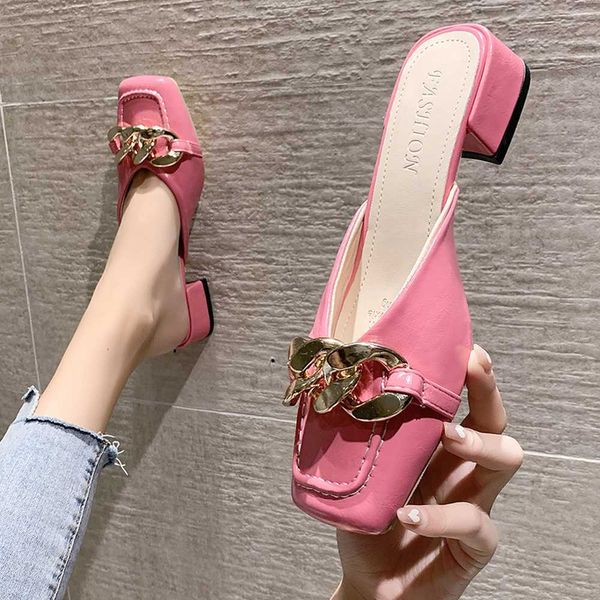 classic luxury paris new ladies square toe shoes solid chain pu leather women flat shoe outdoor comfortable footwear women's slippers d, Black
classic luxury paris new ladies square toe shoes solid chain pu leather women flat shoe outdoor comfortable footwear women's slippers d, Black