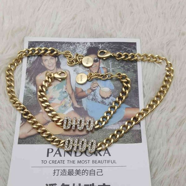 2022 factory wholesale new dijia high sense light luxury full diamond necklace bracelet hip hop simple for men and women ycte, Silver
2022 factory wholesale new dijia high sense light luxury full diamond necklace bracelet hip hop simple for men and women ycte, Silver