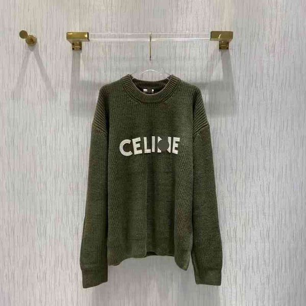 2022c factory direct sale trendy brand men's t-shirts women's c round neck knitted sweater autumn winter, White
2022c factory direct sale trendy brand men's t-shirts women's c round neck knitted sweater autumn winter, White