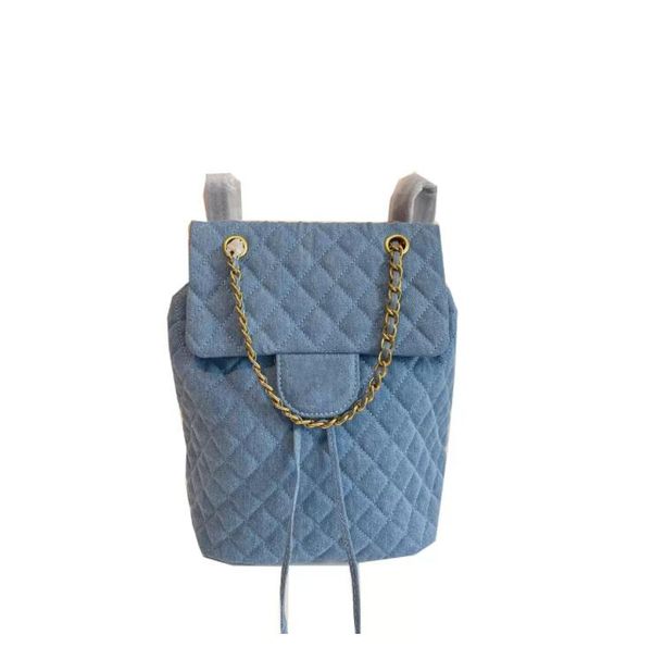 sw 22ss classic denim mini flap backpack bags blue large capacity quilted matelasse gold metal hardware crossbody shoulder luggage designer
sw 22ss classic denim mini flap backpack bags blue large capacity quilted matelasse gold metal hardware crossbody shoulder luggage designer