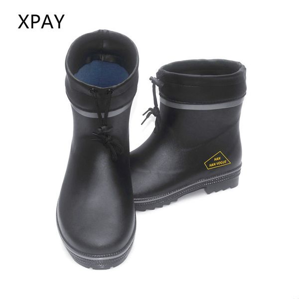 black rubber short rainboots man fishing boots waterproof gumboots comfortable rubbers shoes fashion galoshes, Black;red
black rubber short rainboots man fishing boots waterproof gumboots comfortable rubbers shoes fashion galoshes, Black;red