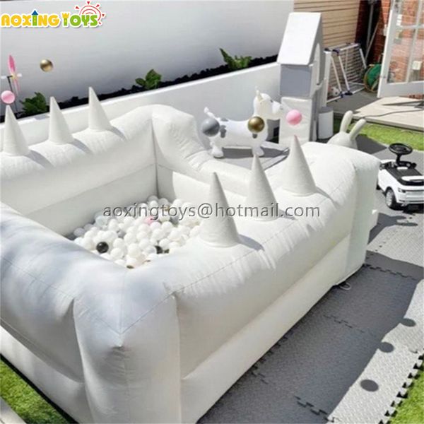 indoor giant white inflatable ball pit bounce house for kids children birthday party events with blower for sale
indoor giant white inflatable ball pit bounce house for kids children birthday party events with blower for sale