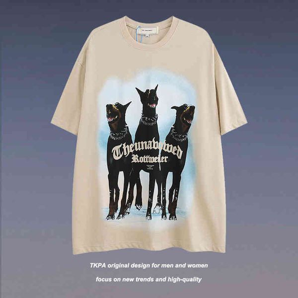 tk-pa american vintage doberman print short sleeve t-shirt men's high street loose lovers hip hop half manufacturer discount men's, White;black 
tk-pa american vintage doberman print short sleeve t-shirt men's high street loose lovers hip hop half manufacturer discount men's, White;black